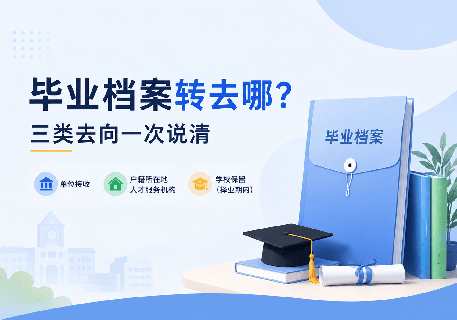 毕业档案转去哪？三类去向一次说清-考研栈