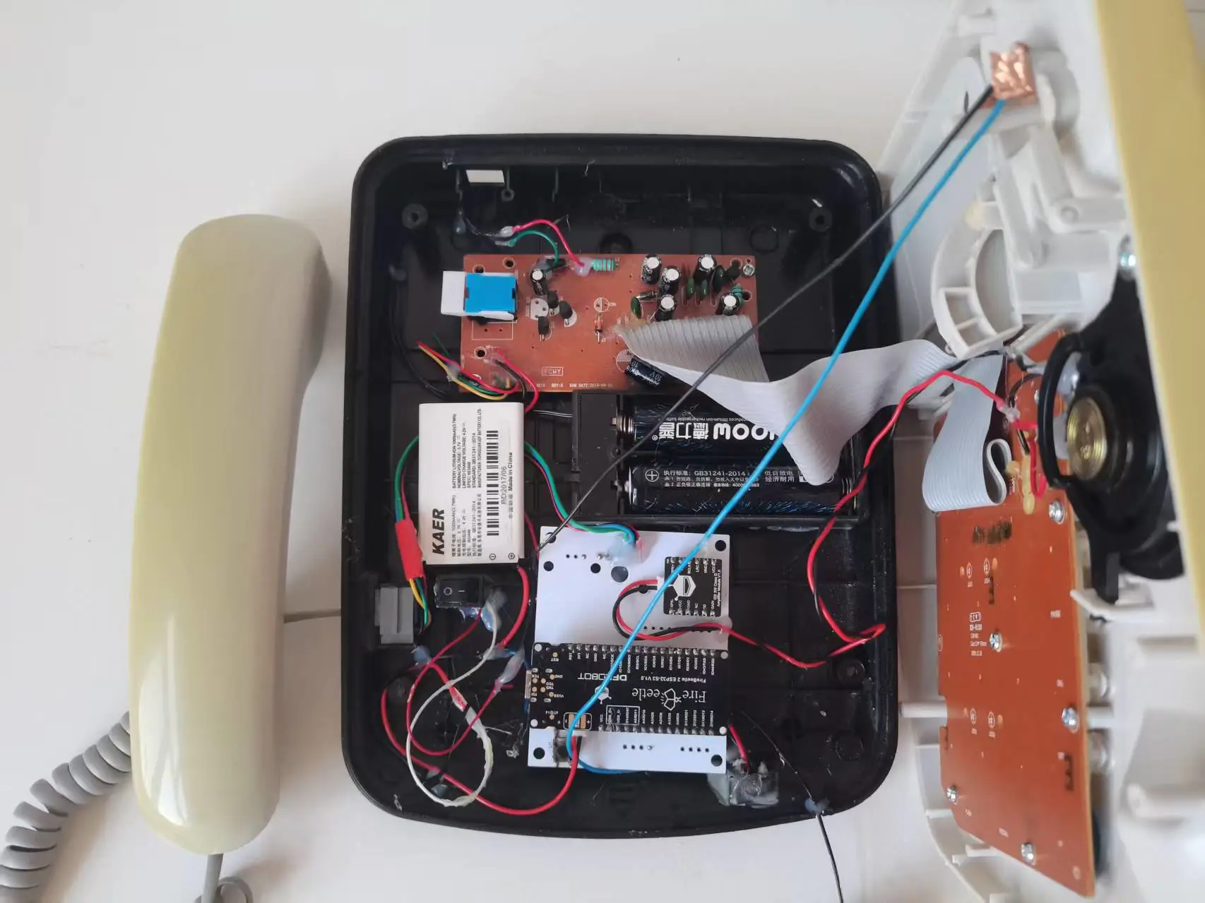 旧电话机“智”变：用ESP32-S3和小智AI打造复古智能电话图9
